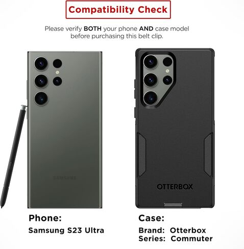 Encased Replacement Belt Clip for Otterbox Defender Case - Samsung Galaxy S23 Ultra (S23 Ultra) in Saudi Arabia