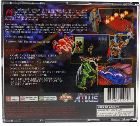 Ogre Battle: The March of the Black Queen - PlayStation (Renewed) in Saudi Arabia
