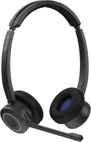 Discover Adapt 20 Bluetooth UC Wireless Headset for Calls and Meetings | TAA Compliant | Compatible with RingCentral, Zoom, Teams, Cisco, Avaya, GoTo and More (Dual Speaker) in Saudi Arabia