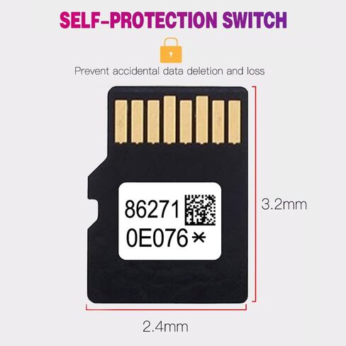 أحدث بطاقة SD للملاحة من Toyota لعام 2024 0E076، أداء احترافي، ترقية بيانات خريطة GPS الخاصة بك للولايات المتحدة الأمريكية/كندا، تناسب RAV4/Camry/Highlander/Corolla/Tacoma/Avalon، إلخ in Kuwait