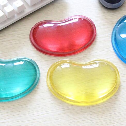 Silicone Mouse Wrist Rest Heart-Shaped Mouse Pad Cool Hand Cushion Relieve Pain Wrist Support for Computer, Laptop (Blue) in Saudi Arabia