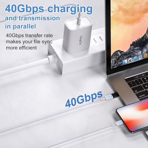 4 قطع موصل محول USB C، يدعم Thunderbolt 4/3، USB4/3، PD 240W شحن سريع، نقل بيانات 40 جيجابايت/ثانية، إخراج فيديو 8K، متوافق مع معظم أجهزة USB C. (أنثى إلى أنثى). in Kuwait