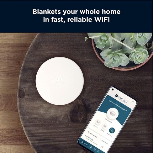 Motorola Q11 Mesh WiFi 6 Router – 3 Pack | Fast Reliable WiFi, Quick Easy Setup, Auto Security, Parental Controls, Advanced Motosync App | Replaces Router and Extender | AX3000 WiFi in Saudi Arabia