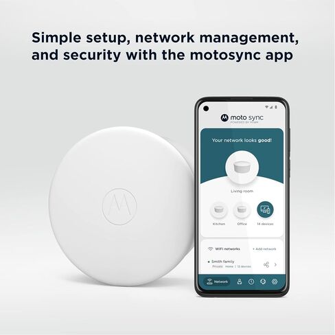 Motorola Q11 Mesh WiFi 6 Router – 3 Pack | Fast Reliable WiFi, Quick Easy Setup, Auto Security, Parental Controls, Advanced Motosync App | Replaces Router and Extender | AX3000 WiFi in Saudi Arabia