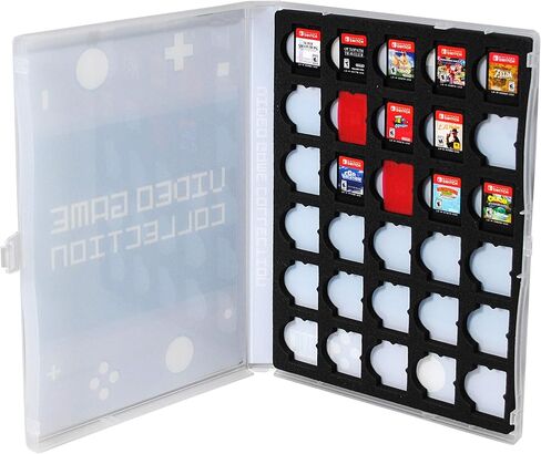 UniKeep Game Case for Nintendo Switch Cartridges - Holds 30 Games Securely in Foam (Yellow) in Kuwait