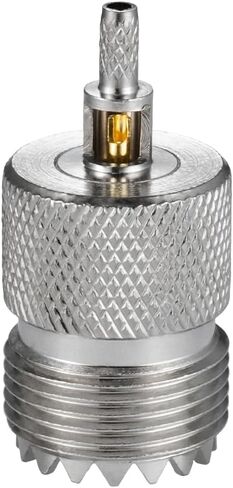 5 قطع SO-239 UHF أنثى موصلات 50 أوم SO239 أنثى جاك تجعيد RF موصل محوري محول لRG174 RG316 كابل محوري منخفض الخسارة متوافق مع راديو هام in Kuwait