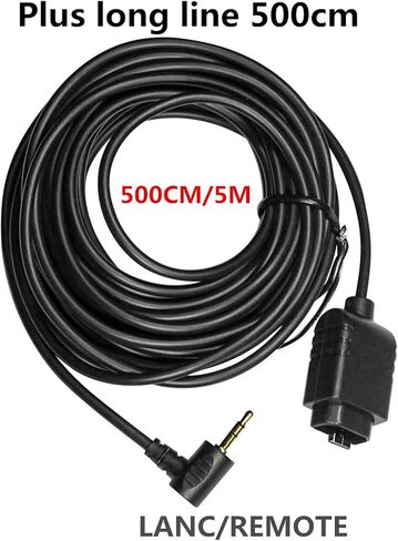 كابل توصيل متعدد الأطراف VMC-MM1 إلى LANC 2.5 مم 5 متر يستبدل كابل Sony VMC-MM1، لملحقات الكاميرا RM-VPR1 Remote/VCT-VPR1/10 كابل تحرير مقبض حامل ثلاثي القوائم (VMC-LANC/2.5 5M) in Kuwait