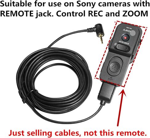 كابل توصيل متعدد الأطراف VMC-MM1 إلى LANC 2.5 مم 5 متر يستبدل كابل Sony VMC-MM1، لملحقات الكاميرا RM-VPR1 Remote/VCT-VPR1/10 كابل تحرير مقبض حامل ثلاثي القوائم (VMC-LANC/2.5 5M) in Kuwait