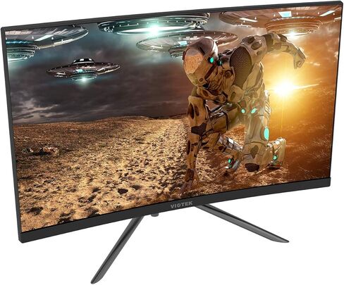 شاشة الألعاب المنحنية Viotek GNV27CB 165 هرتز مقاس 27 بوصة | 1920x1080p مع تباين 3,000:1 | فري سينك | 1x DP، 1x HDMI، مكبرات الصوت | فيسا | 3 سنوات صفر بكسل ميت in Kuwait