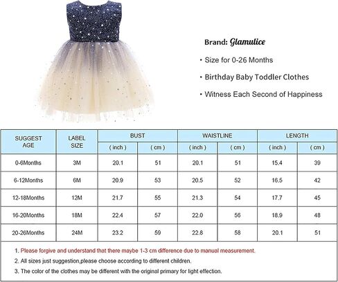 Glamulice Baby Flower Girls Sparkle Tulle Ombre Tutu Dress Baptism Christening Outfit Special Occasion Birthday Dresses in Saudi Arabia