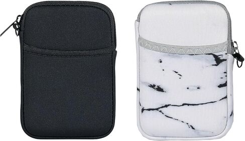Soft External Hard Drive Carry Case (Black + Marble White) in Saudi Arabia