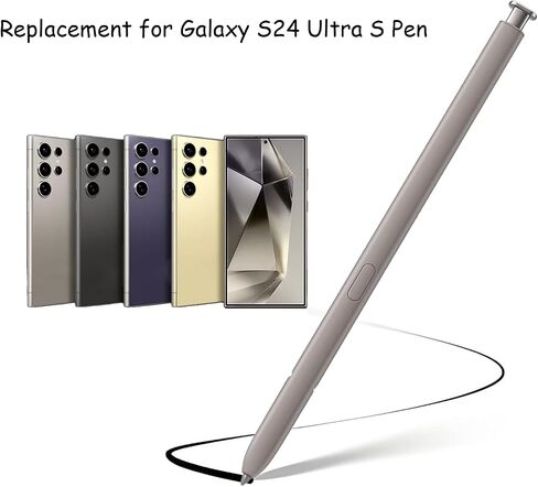 2 Pack Galaxy S24 Ultra S Pen Replacement for Samsung Galaxy S24 Ultra Stylus Pen withoutBluetooth,Galaxy S24 Ultra Replacement Pen for Samsung Galaxy S24 Ultra S Pen EJ-PS928BYEGUS(DarkGray) in Saudi Arabia