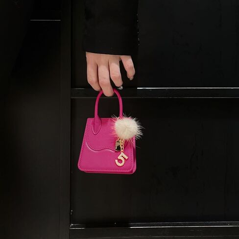 for Samsung Galaxy Z Flip 5 Case Luxury Leather Handbag Flip Phone Case Galaxy Z Flip5 Cute Girls Women Samsung Flip Z 5 Protective Cover (Rose Red) in Kuwait