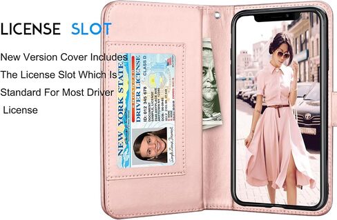 Tekcoo Wallet Case for iPhone 11 / iPhone11 (6.1 inch) 2019 Luxury ID Cash Credit Card Slots Holder Carrying Pouch Folio Flip PU Leather Cover [Detachable Magnetic Hard Case] Lanyard - Turquoise in Saudi Arabia
