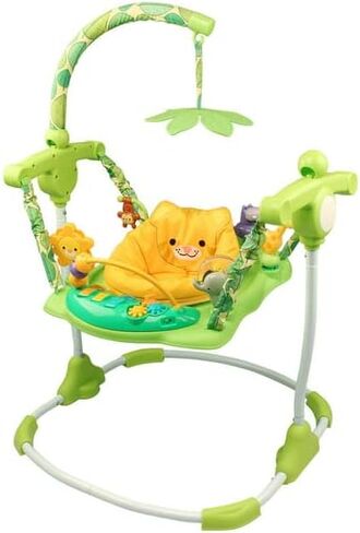 كريتيف بيبي - سترة سفاري للأطفال مع أكثر من 10 أنشطة، ألعاب حسية وخفيفة - معتمدة من JPMA، مع أقدام مطاطية مبطنة - ارتفاع قابل للتعديل in Kuwait