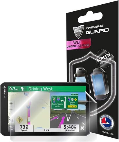 IPG For Garmin dezl OTR1000 10 inch GPS Truck Navigator Screen Protector Invisible Ultra HD Clear Film Anti Scratch Skin Guard - Smooth/Self-Healing/Bubble -Free for otr1000 in Saudi Arabia