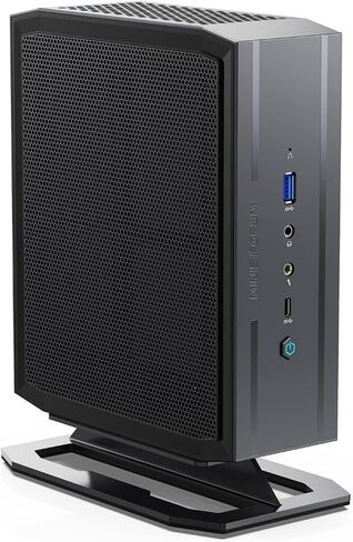 MINISFORUM Neptune Series NAD9 Mini PC 12th Gen Intel Core i9-12900H(14C/20T) Gaming PC, 32GB RAM 512GB SSD, 2xHDMI / 2xUSB-C 4K@60Hz Outputs, 2X HDD Slot, Iris Xe Graphics Small PC (Renewed), Black in Saudi Arabia
