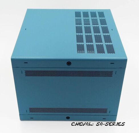 علبة صندوق الضميمة الإلكترونية DIY 5U 219 × 279 × 305 ملم. الألومنيوم الأزرق الكامل in Kuwait