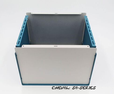 علبة صندوق الضميمة الإلكترونية DIY 5U 219 × 279 × 305 ملم. الألومنيوم الأزرق الكامل in Kuwait