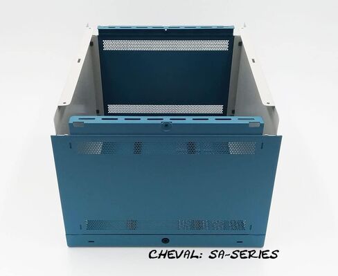 علبة صندوق الضميمة الإلكترونية DIY 5U 219 × 279 × 305 ملم. الألومنيوم الأزرق الكامل in Kuwait