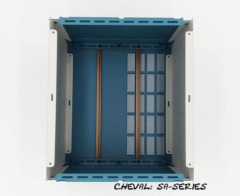 علبة صندوق الضميمة الإلكترونية DIY 5U 219 × 279 × 305 ملم. الألومنيوم الأزرق الكامل in Kuwait