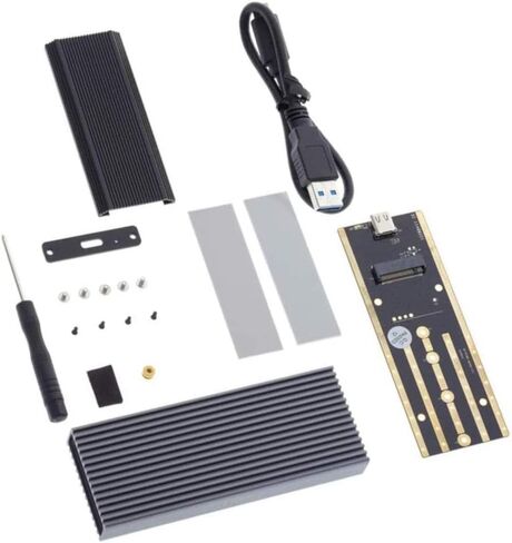 جاكوبس بارتس 10 جيجابت في الثانية M.2 NVMe USB 3.1 SSD الضميمة نوع C محول حافظة محرك خارجي JMS583 in Saudi Arabia