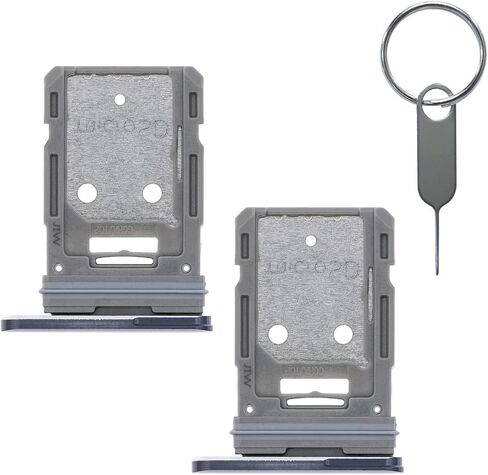 قطعتان من حامل بطاقات Sim (إصدار شريحة اتصال واحدة) / فتحة بطاقة Micro SD مع استبدال دبوس الإخراج لهاتف Samsung Galaxy S20 FE (Cloud Navy) in Kuwait