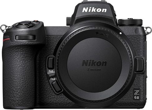 Nikon Z6II Mirrorless Camera Body FX-Format Full-Frame 4K UHD 1659 Bundle with FTZ Lens Mount Adapter + Deco Gear Backpack Case + LED + 64GB CFexpress Card + Photo Video Software Kit & Accessories in Saudi Arabia