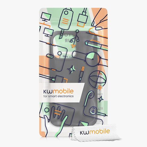 kwmobile Case Compatible with Apple iPhone 13 Pro Case - TPU Silicone Phone Cover with Soft Finish - Neon Coral in Saudi Arabia