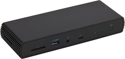 Amazon Basics Thunderbolt4/USB4 Docking Station, 3X Downstream TBT4 (Dual Display), 1xUSB A 3.1, Black, ‎4.76 x 2.84 x 0.86 inches in Saudi Arabia