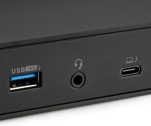 Amazon Basics Thunderbolt4/USB4 Docking Station, 3X Downstream TBT4 (Dual Display), 1xUSB A 3.1, Black, ‎4.76 x 2.84 x 0.86 inches in Saudi Arabia