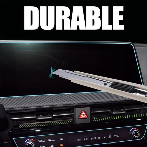 زجاج HD شاشة تعمل باللمس حامي عرض الوسائط غطاء الفيلم وحدة التحكم الهواء فيلم 2 قطعة مجموعة لكيا سبورتاج NQ5 2022 (2 قطعة) in Kuwait