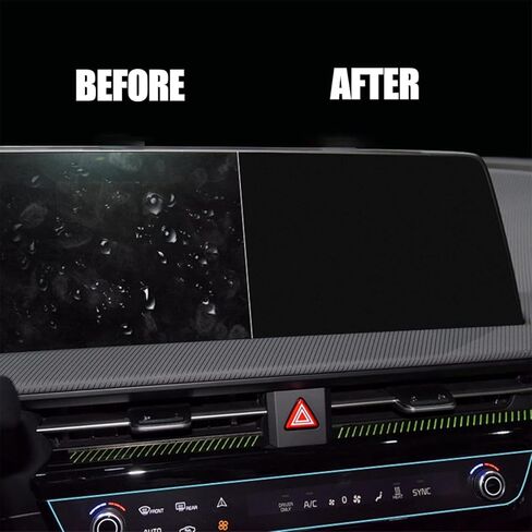 زجاج HD شاشة تعمل باللمس حامي عرض الوسائط غطاء الفيلم وحدة التحكم الهواء فيلم 2 قطعة مجموعة لكيا سبورتاج NQ5 2022 (2 قطعة) in Kuwait