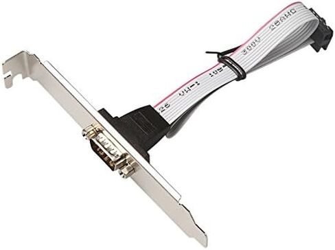 Motherboard DB9 RS232 Com Port Serial Header Connector Cable Bracket in Kuwait