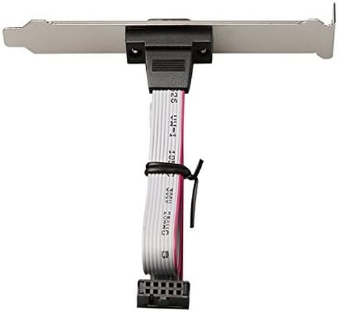 Motherboard DB9 RS232 Com Port Serial Header Connector Cable Bracket in Kuwait