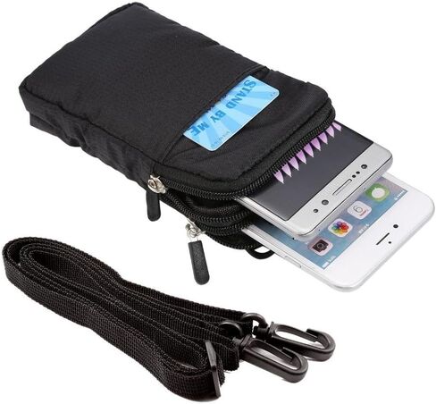Universal Cell Phone Purse Multipurpose Waist Pack Bag for Outdoor Sports Moblie Phone Carrying Cases Belt Bag Pouch for iPhone X/8/7/6/6S Plus Samsung Galaxy Series Phones Under 6.3'' from WaitingU in Saudi Arabia