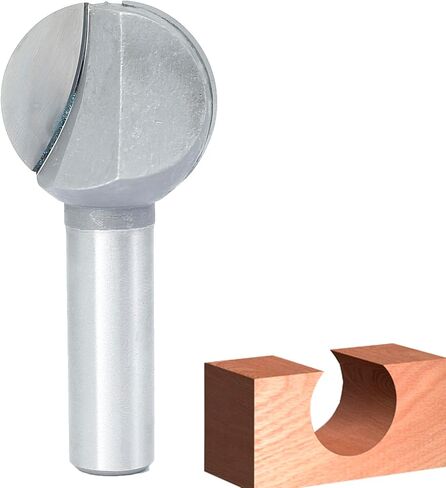 لقمة توجيه نهاية الكرة الأخدود 1/2 بوصة، قطر القطع. 1-1/8 بوصة، ارتفاع القطع 1 بوصة، لقم مائلة من الكربيد لنحت/حفر قنوات الأنابيب والكابلات in Kuwait