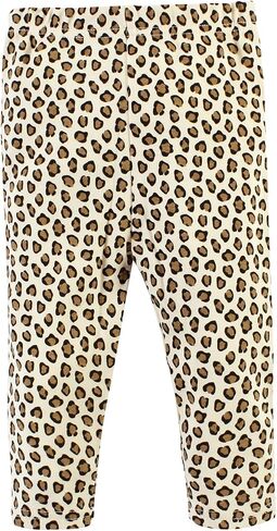 Hudson Baby Unisex Baby Cotton Bodysuit and Pant Set, Leopard Hearts Long Sleeve, Newborn in Saudi Arabia