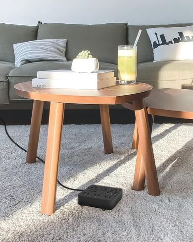 Flat Plug Power Strip- 6 Widely Outlets and 3 USB Charging Ports, 6ft Extension Cord with Multi Plug Outlet Extender,Wall Mount, Desk USB Charging Station for Home Office Dorm Room Essentials in Saudi Arabia