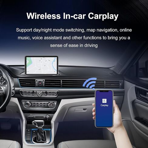 Wireless CarPlay Adapter WiFi & Bluetooth Connectivity Wireless CarPlay for All Factory Wired CarPlay Compatible with Apple iOS 10+ & Android 11+(AY-carplay) in Saudi Arabia