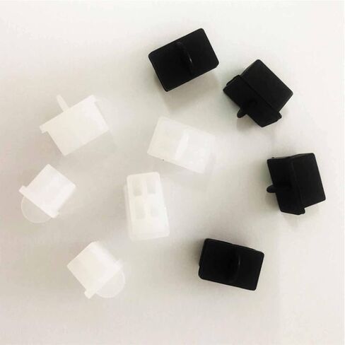 10pcs SFP Port Anti Dust Cover Cap SFP Dustproof Plug Soft Silicone Protector,Dust and Moisture Proof, Protect Ports,for Ethernet Switch Router and Network Interface (Transparent) in Saudi Arabia