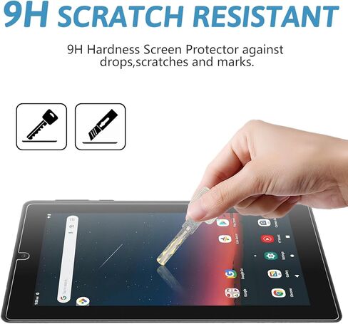[2 Pack Screen Protector for Onn 7 inch Kids Tablet (2022, 3rd Gen，Model: 100071481),[Scratch Resistant] [Bubble Free] Tempered Glass Screen Film in Kuwait