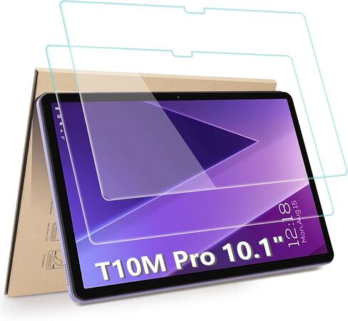 واقي شاشة مكون من عبوتين متوافق مع الكمبيوتر اللوحي VORTEX T10M Pro مقاس 10.1 بوصة/Tab10 مقاس 10.1 بوصة، [وضوح عالي الدقة] [9 صلابة] استبدال الزجاج المقوى للكمبيوتر اللوحي VORTEX T10M Pro/Tab10 مقاس 10.1 بوصة in Saudi Arabia