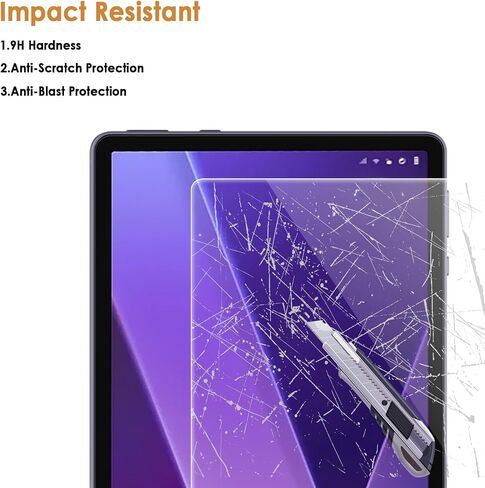 واقي شاشة مكون من عبوتين متوافق مع الكمبيوتر اللوحي VORTEX T10M Pro مقاس 10.1 بوصة/Tab10 مقاس 10.1 بوصة، [وضوح عالي الدقة] [9 صلابة] استبدال الزجاج المقوى للكمبيوتر اللوحي VORTEX T10M Pro/Tab10 مقاس 10.1 بوصة in Saudi Arabia