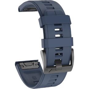 ISABAKE Bands Compatible with Fenix 7/Fenix 5/Fenix 5 Plus/Fenix 6/Fenix 6 Pro/Forerunner 935/Forerunner 945/Approach S60/Quatix 5, 22mm Soft Silicone Replacement Wristband Band
