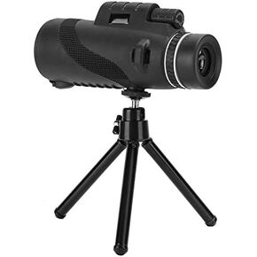Monocular Telescope with Tripod and Phone Clip, 50x60 Auto Zooming Optical Telescope for Cellphone, for Adult Bird Watching/Travelling/Camping/Hiking - 1800/9800m