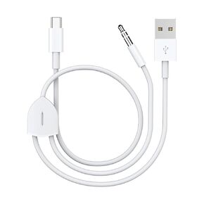 2 in 1 USB C to 3.5mm Aux Cable 4FT, Type C to 3.5mm Aux & Charge Cord for iPhone 15 Pro Max 15 Pro 15 Plus, Google Pixel 7 6 Pro,Galaxy S23 Ultra S22 S21, OnePlus 7T 8 Pro, MacBook Pro Air