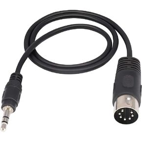 3.5mm to Midi Cable,7-Pin Din Male to 3.5mm(1/8in) Stereo Male Audio Cable Compatible with iPad/iPhon/MP3/PC/TV/Android to Bang & Olufsen Naim, Quad.Stereo Systems(0.5 Meter/1.6ft) in Kuwait