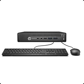 HP EliteDesk 800 G2 Mini Desktop PC Intel Core i5-6500T (3.20-3.40Ghz) 256GB SSD 16GB RAM WiFi, Keyboard & Mouse, Dual DisplayPort + VGA, Win 10 Pro (Renewed)