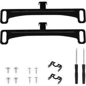 2pcs Rear Camera License Plate Bracket, Backup Camera Mount Bracket with Screwdriver Backup Camera License Plate Mount Rear View Backup Camera Mount for Backup View Camera